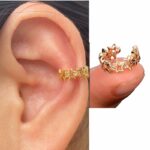 Ear Cuff Estrellas Doradas