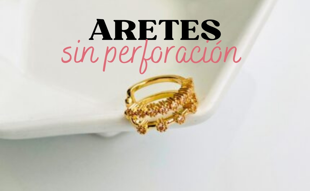 Aretes sin perforación